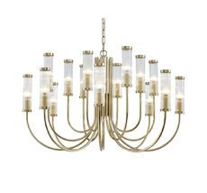 Подвесная люстра Newport 4558+4+4/C gold_NP