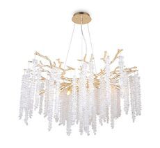 Подвесная люстра Maytoni Mineral FR1010PL-10G_MY