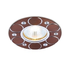 Встраиваемый светильник Ambrella light Alum A808 AL/BR_AMB