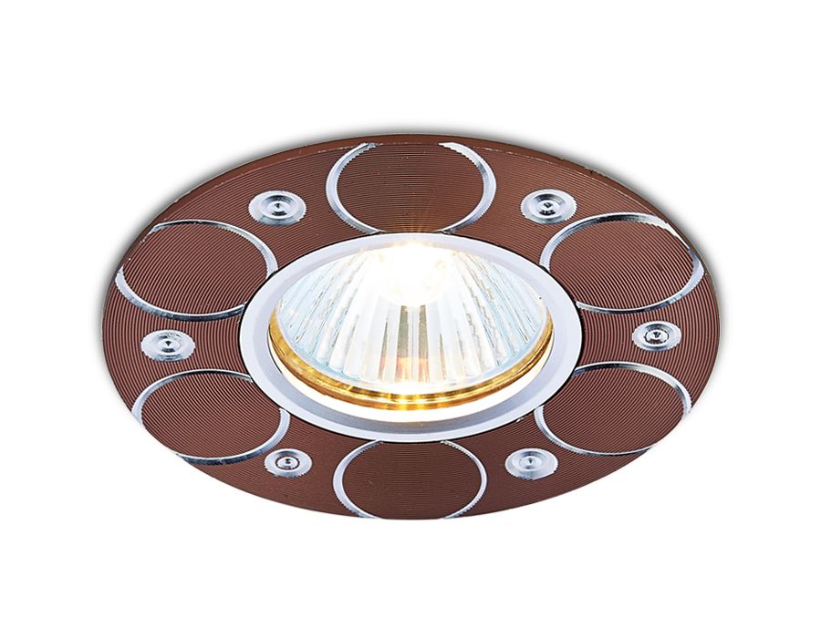 Встраиваемый светильник Ambrella light Alum A808 AL/BR_AMB