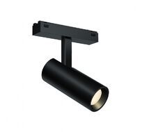 Поворотный магнитный трековый светильник iLedex VISION 4825-042-D55-18W-38DG-3000K-BK_IX