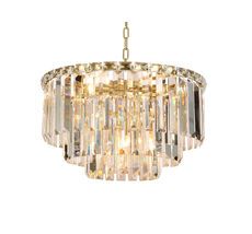 Подвесная люстра Newport MICHELLE 8469+3/С brass_NP