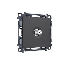 Комплект механизм TV розетки SAT 5-2400MHz 3.5dB ALFA мягкое касание QUANT (AP9130, VM215) Ambrella Volt MA913050_AMB