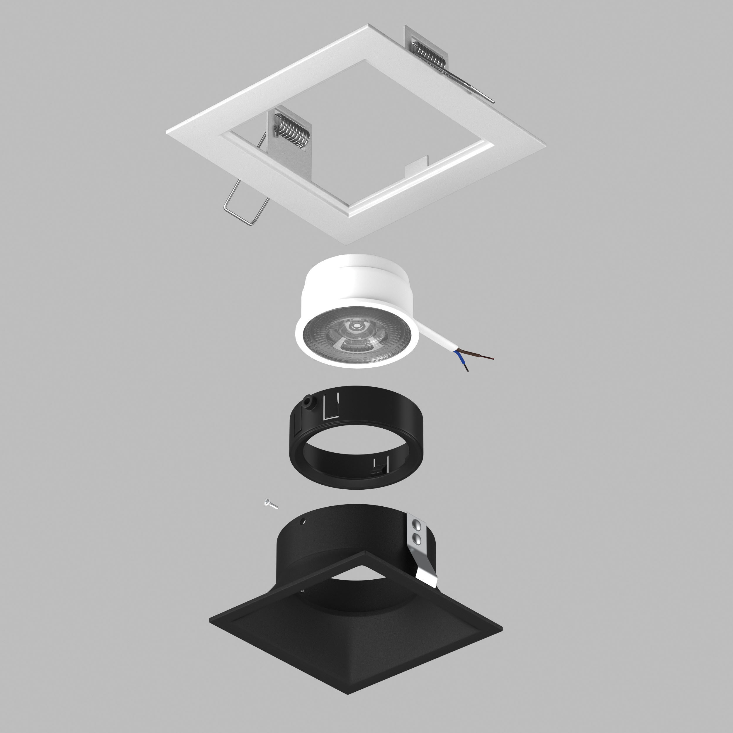 Встраиваемый светильник Lightstrar Domino D51607BMOD_LS