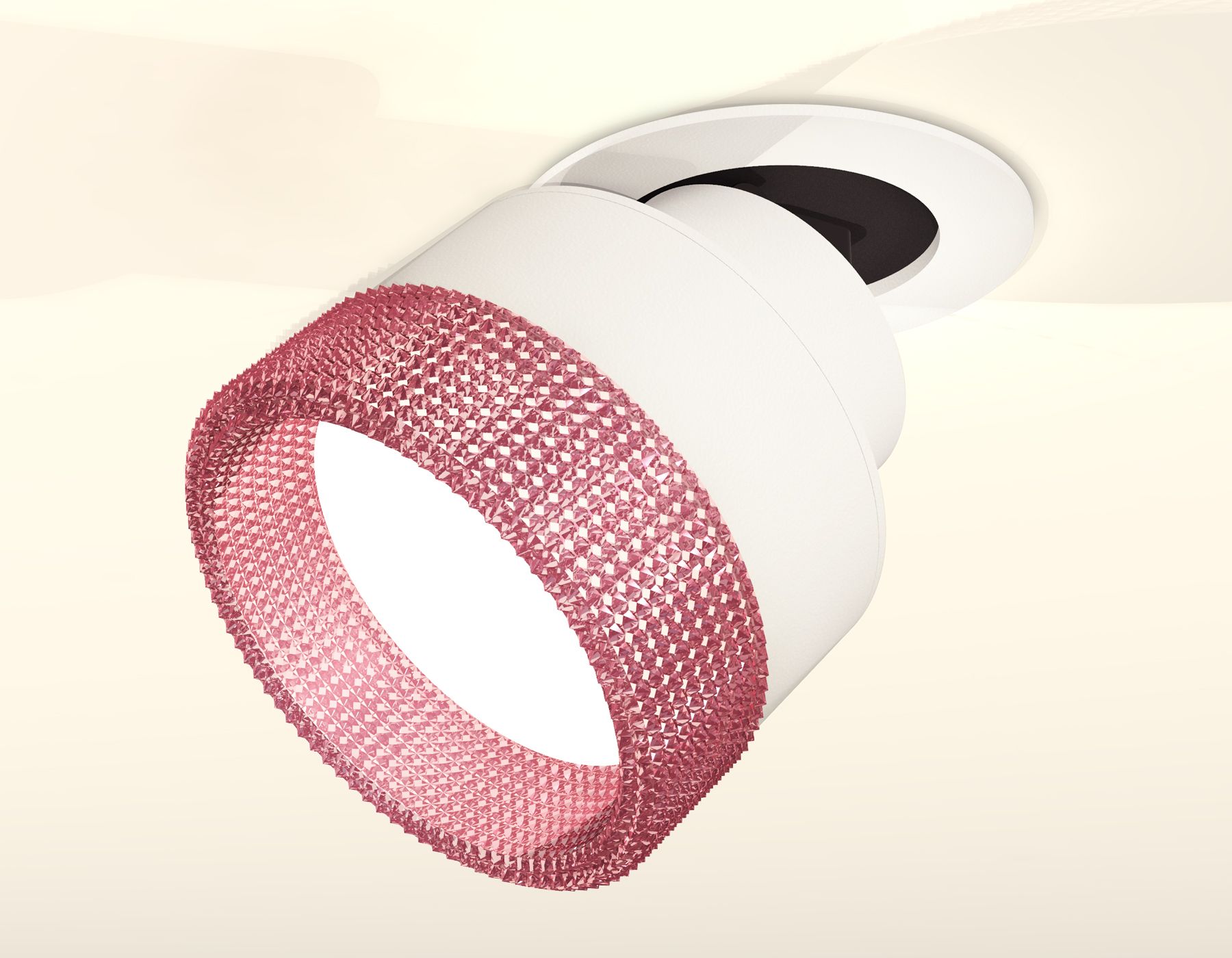 Комплект встраиваемого поворотного светильника с композитным хрусталем TECHNO SPOT XM8101542_AMB