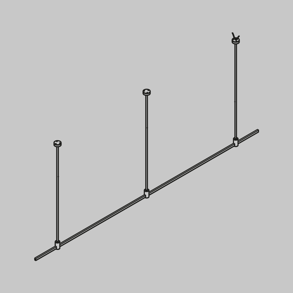 Основание Long для трековых светильников Maytoni Flar TFC-Flar-L01-B_MY