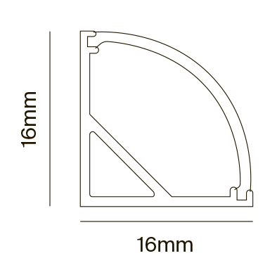 Алюминиевый профиль 2м Maytoni Profil ALM008S-2M_MY