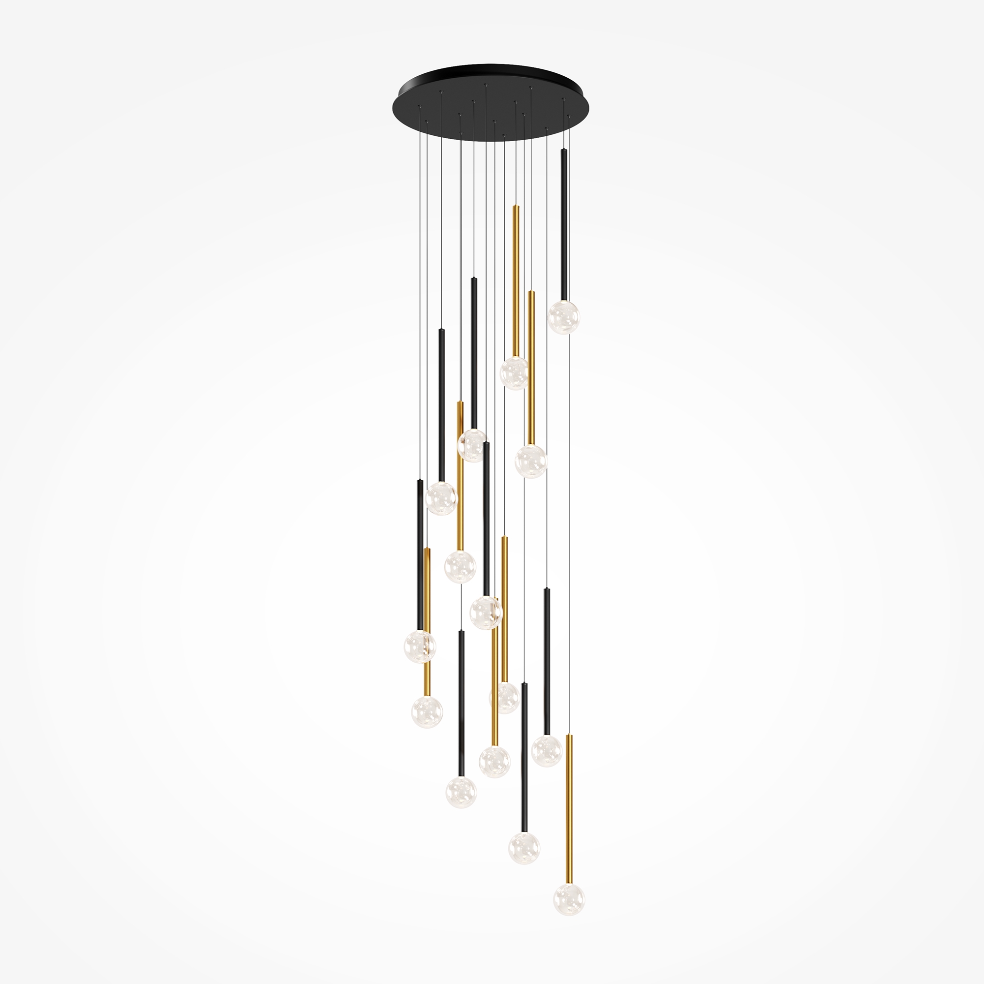 Каскадная люстра Maytoni Bubble dream MOD383PL-L40BBS3K_MY