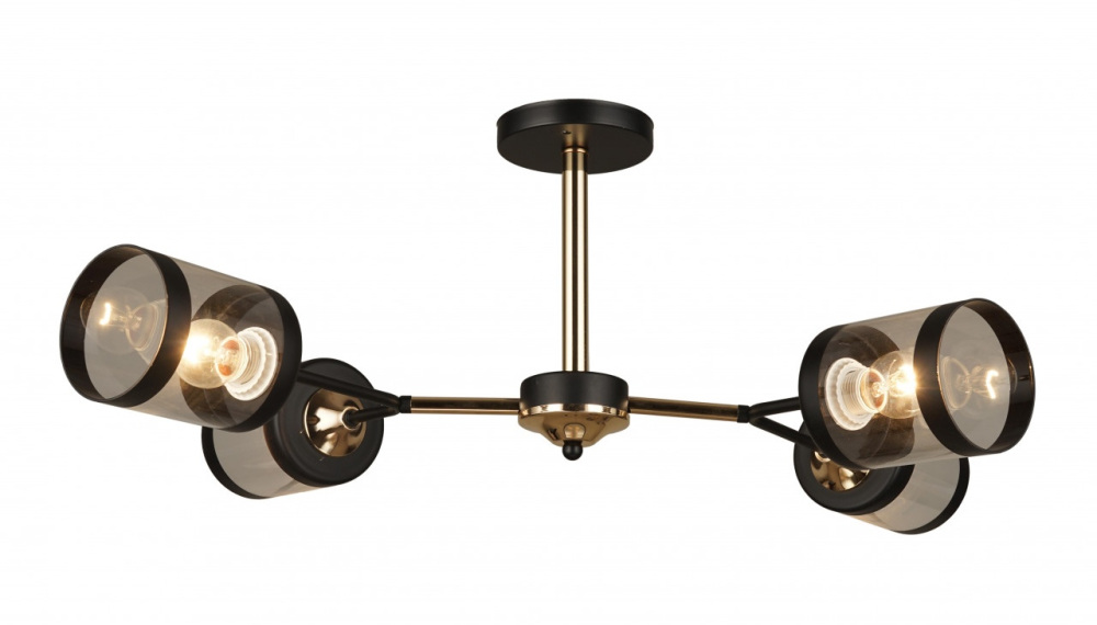 Потолочная люстра Imex MD.3592-4-S-BK+FGD_IM