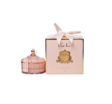 Свеча ароматическая Pink Champagne в вазе 185 гр Garda Decor 96CN4502