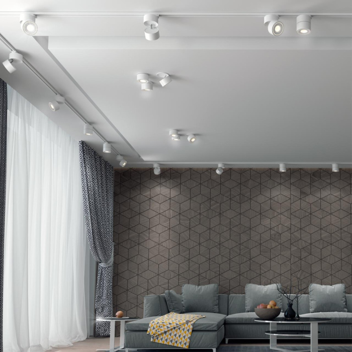 Однофазный трековый светодиодный светильник Novotech GRODA 358778