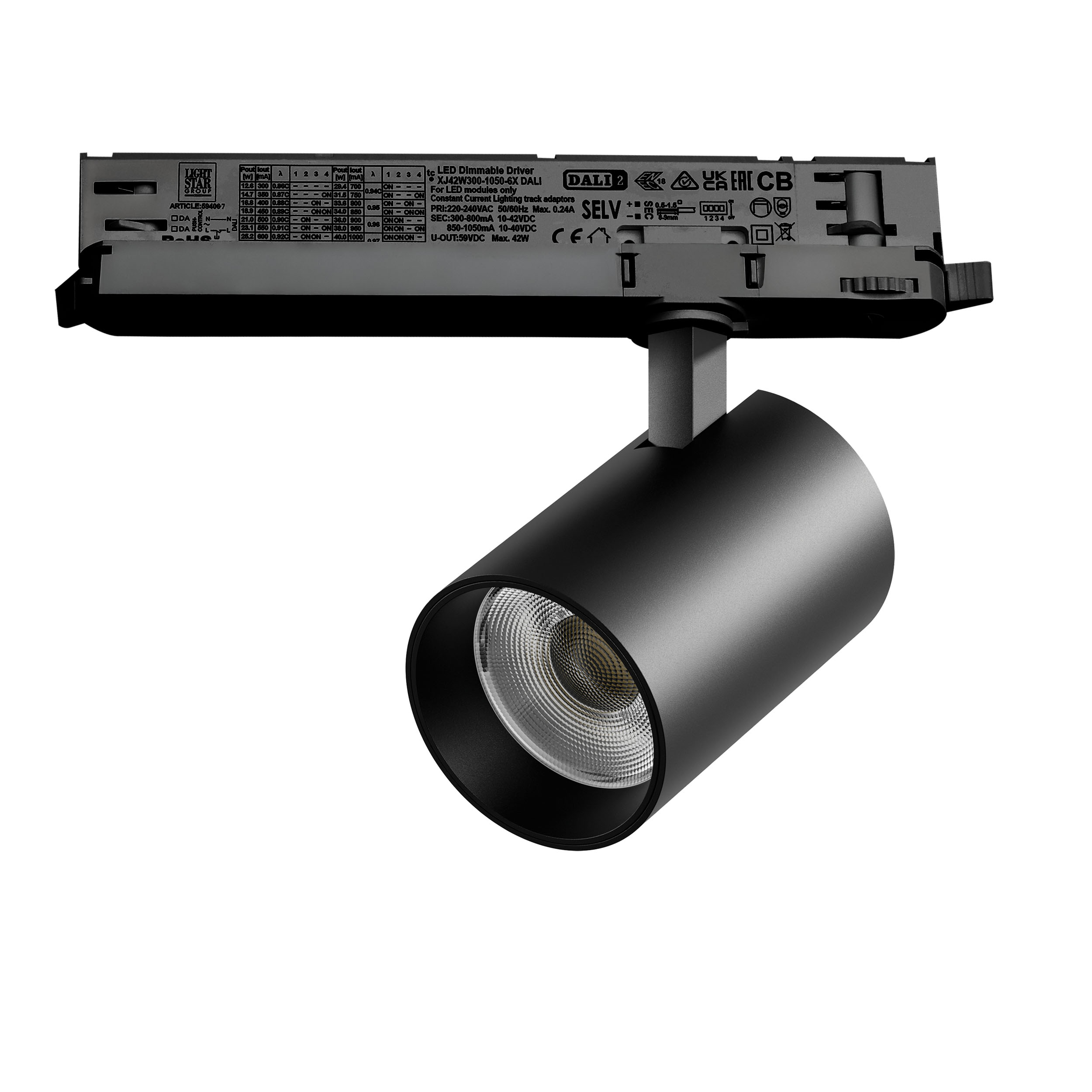 Трековый светильник с управлением DALI Lightstrar Alta Base A5347DALI_LS