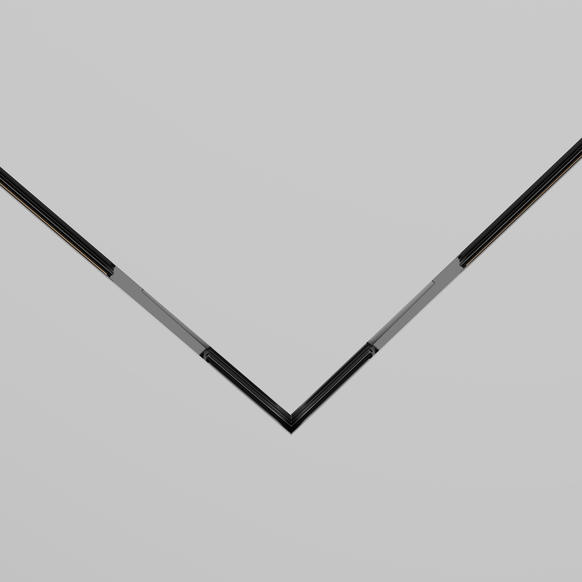 Коннектор угловой встраиваемый под ГКЛ 9,5 мм Maytoni Levity TRA184CL-12B_MY