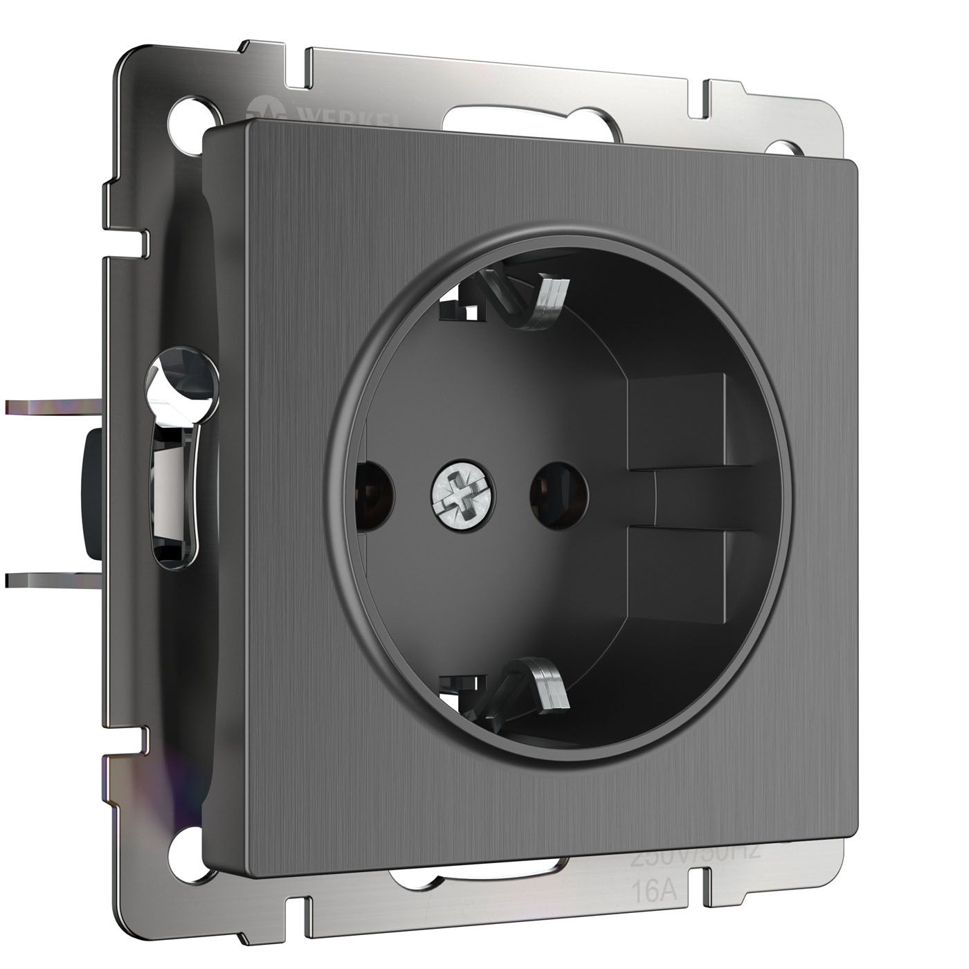 Розетка с заземлением Werkel WL04-SKG-01-IP20 a050761_WR