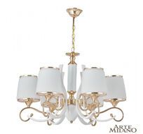 Подвесная люстра Arte Milano Florentina 303857/6 Wh/Gd