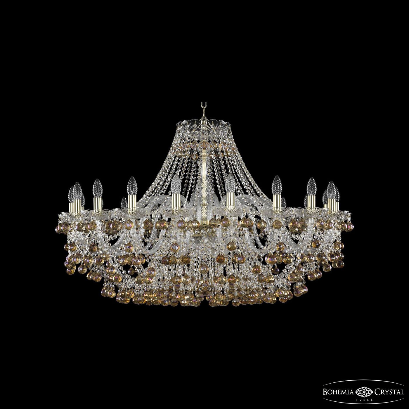 

Хрустальная люстра Bohemia Ivele 1409/20/400 G K777, 1409/20/400 G K777