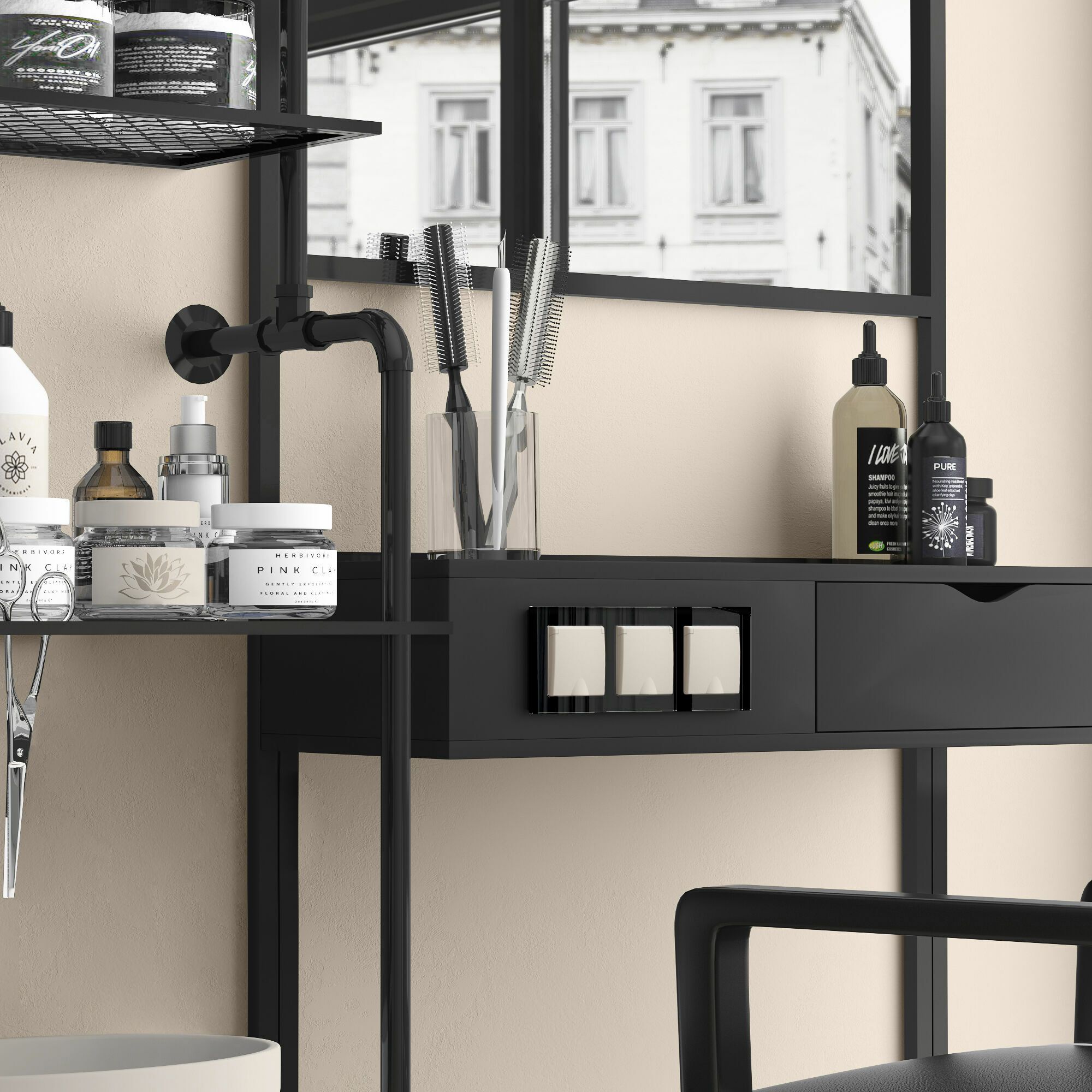 Розетка с заземлением и шторками c крышкой IP44 Werkel a059276_WR