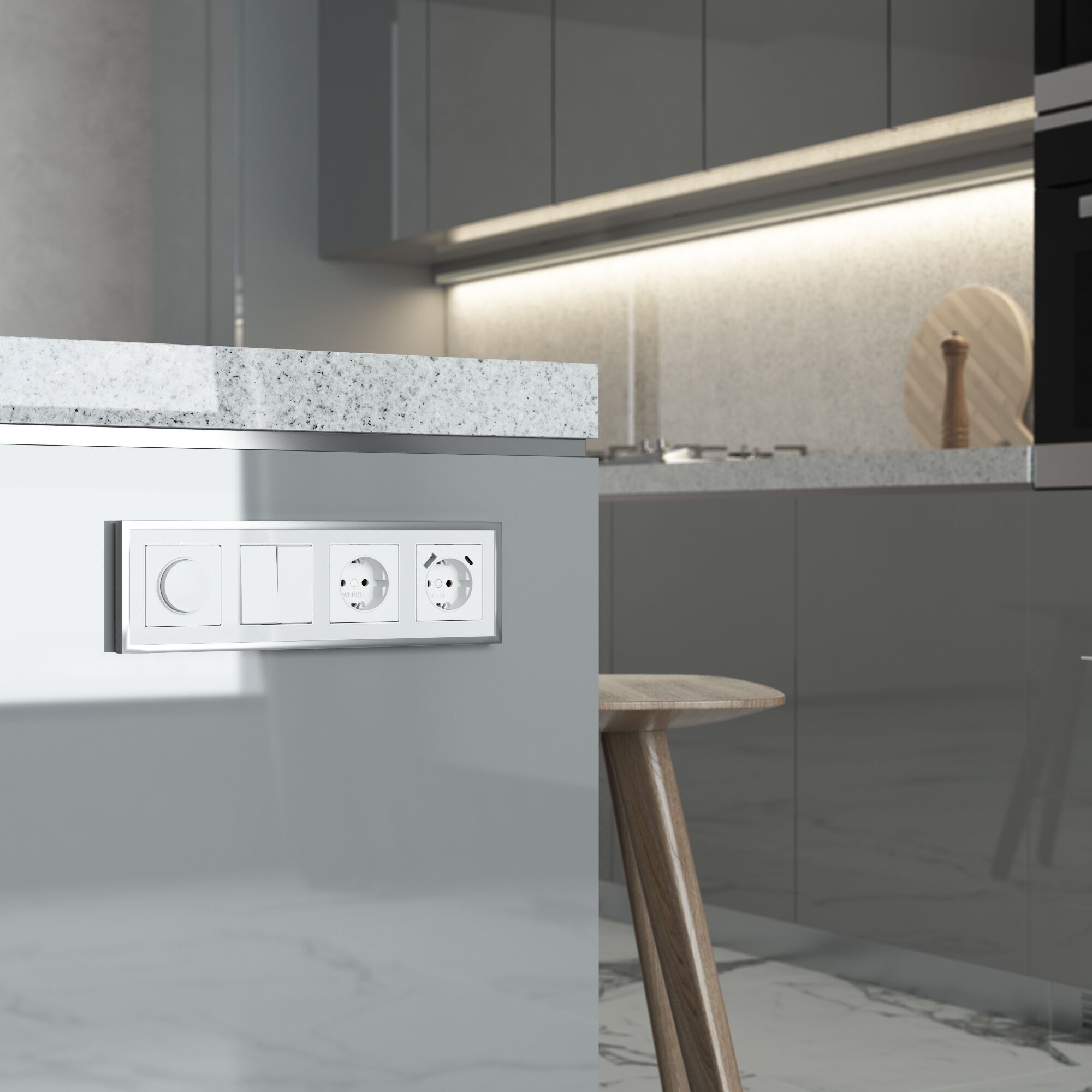 Рамка Baguette на 4 поста Werkel a062782_WR