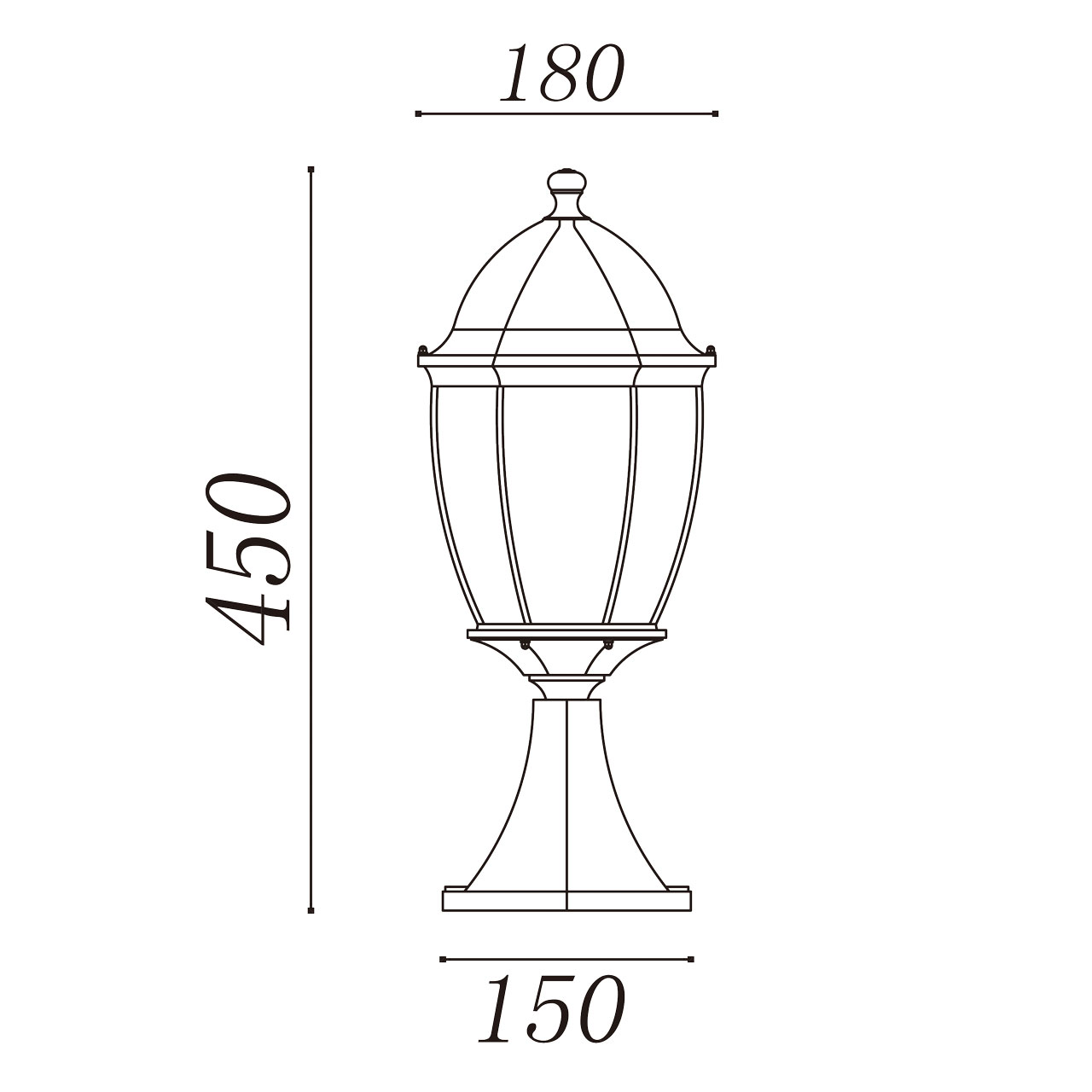 Уличный светильник Fabur MW 804040301_MW
