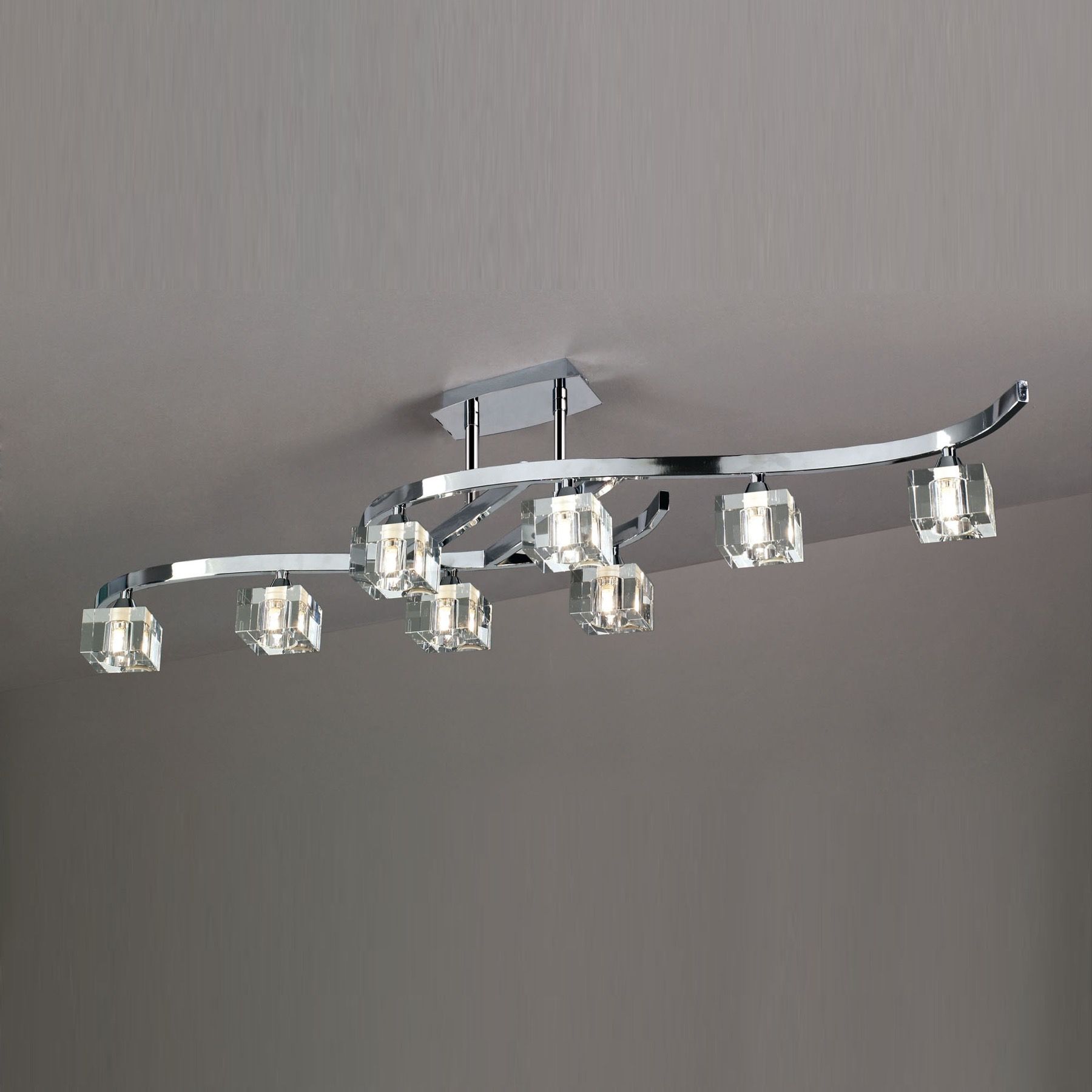 Потолочная люстра Mantra Cuadrax Chrome 0961_MN