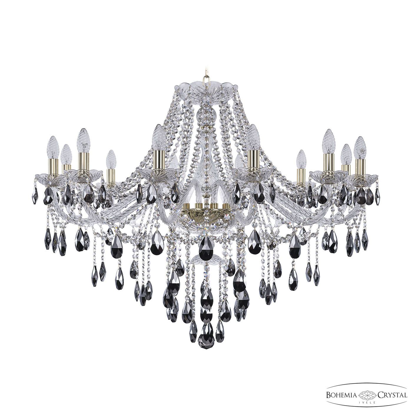 

Хрустальная люстра Bohemia Ivele 1415/12/360 G K781, 1415/12/360 G K781