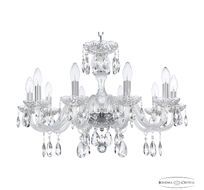 Хрустальная люстра Bohemia Ivele Crystal 117/10/240 Ni_BI