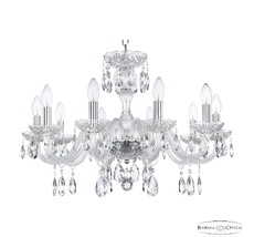 Хрустальная люстра Bohemia Ivele Crystal 117/10/240 Ni_BI