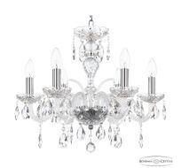 Хрустальная люстра Bohemia Ivele Crystal 118/6/165 Ni_BI