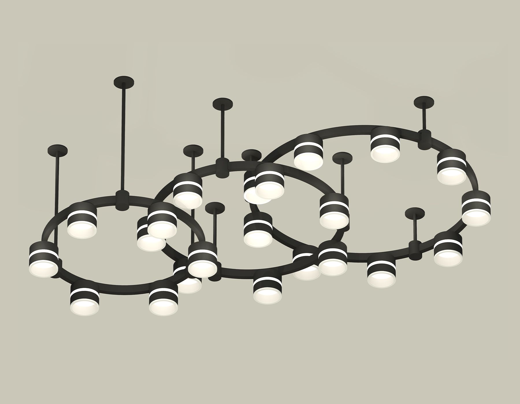 Подвесная люстра Ambrella light Techno Ring с акрилом Traditional DIY XR92222220_AMB