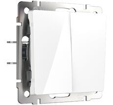 Выключатель для жалюзи двухклавишный Werkel a062572_WR