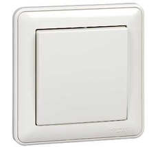 Выключатель встраиваемый одноклавишный (белый) Systeme Electric VS110-154-18