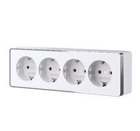 Розетка на 4 поста с заземлением Werkel Gallant a071252_EU