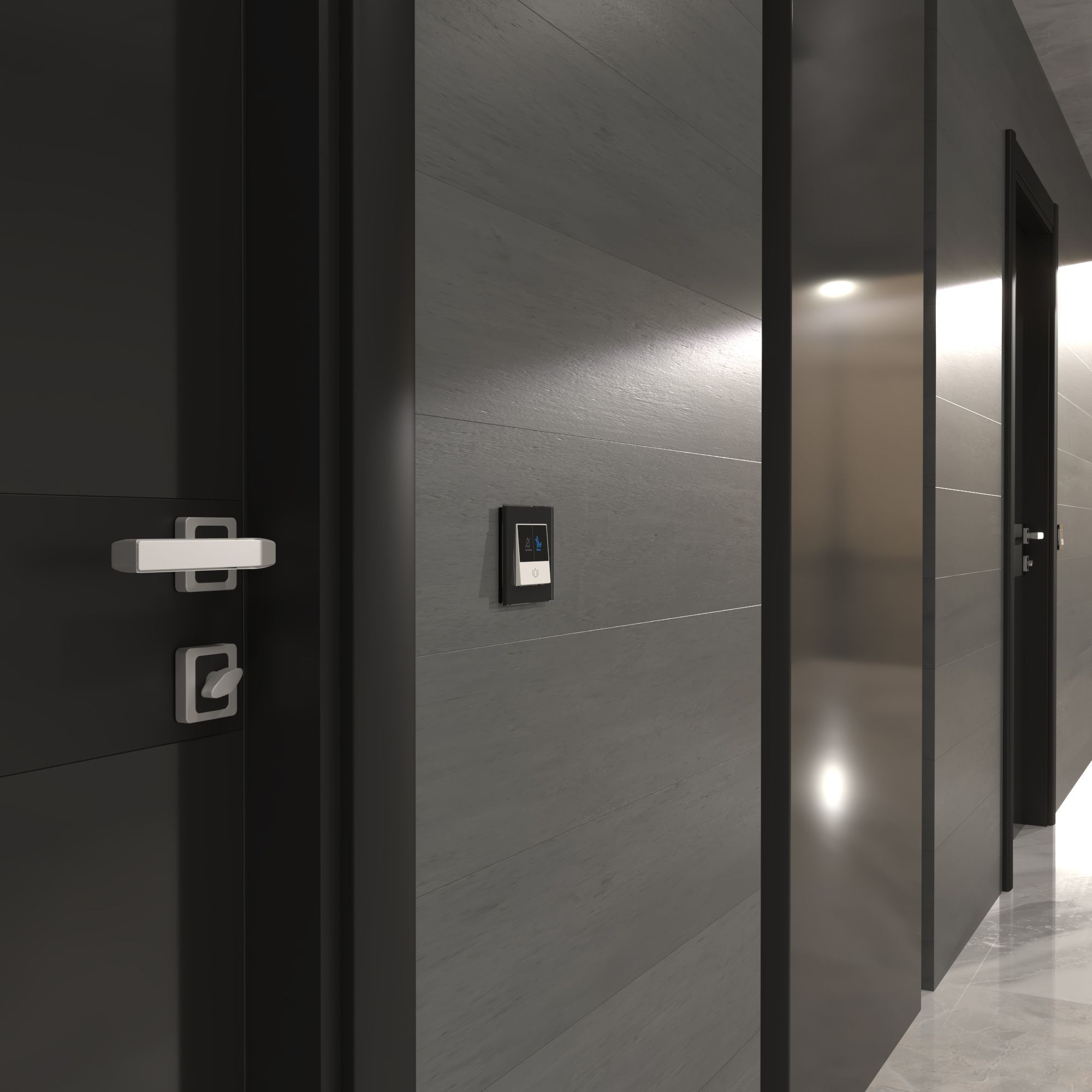 Кнопка звонка с индикацией для отелей (белый) Werkel a054308_WR