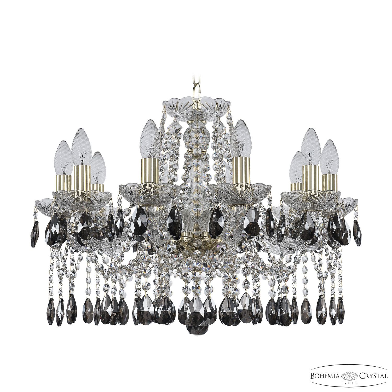 

Хрустальная люстра Bohemia Ivele Crystal 1413/10/200 Ni K781, 1413/10/200 Ni K781