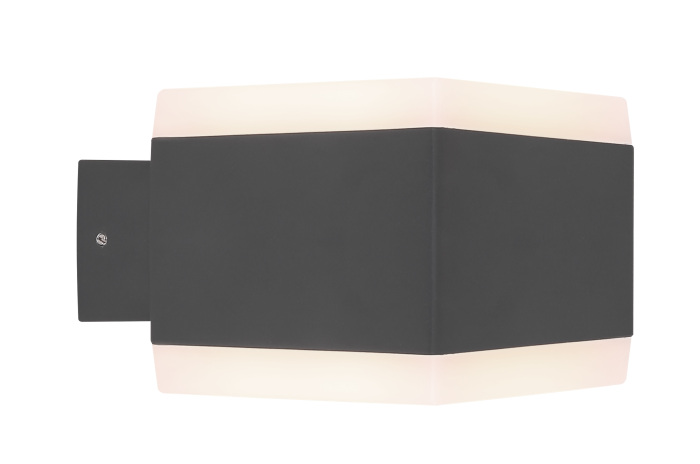 Уличный настенный светильник Slice 34173RGBSH_GL