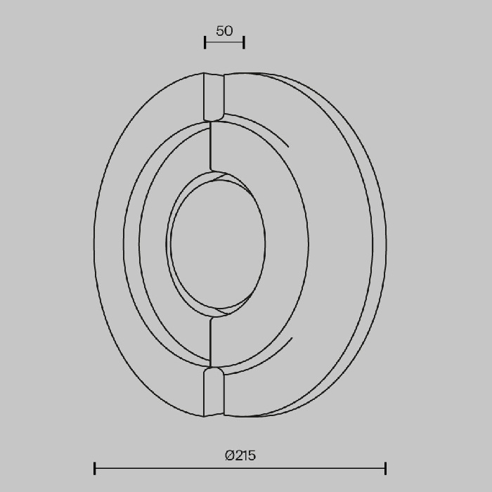 Настенный светильник Maytoni Daylight MOD462WL-L10BG3K_MY