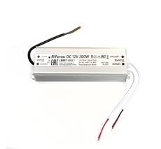 Трансформатор для светодиодной ленты 200W 12V IP67 (драйвер) Feron 48061_FR