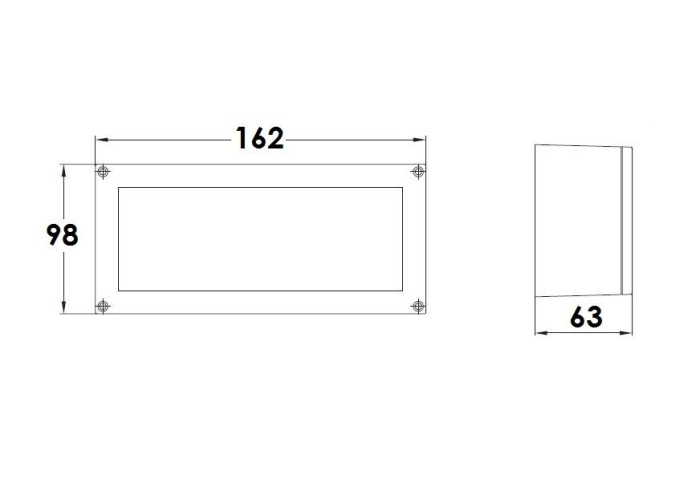 Встраиваемый светильник уличный IP44 LED W91488 Oasis Light W91488 S_OL