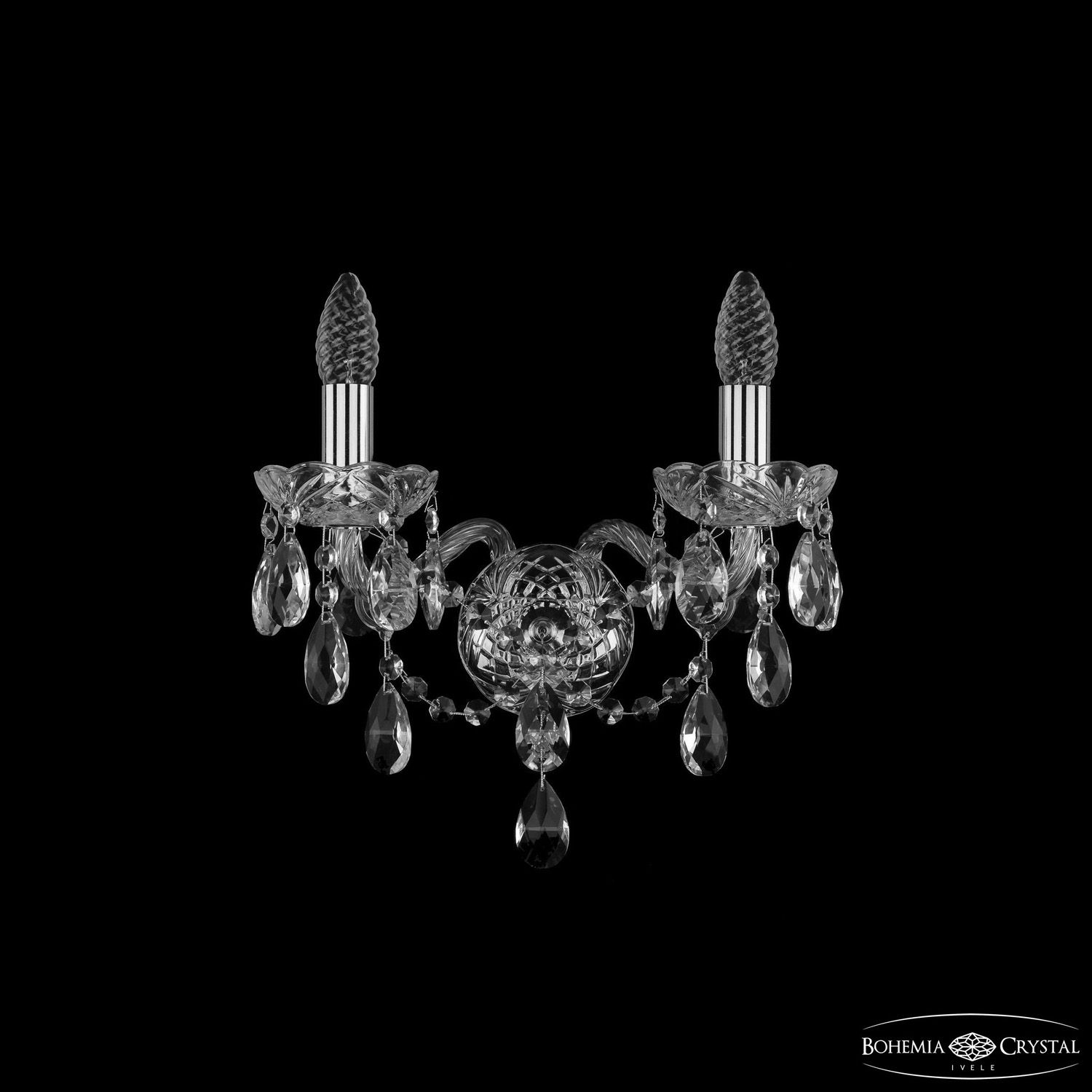 Бра Bohemia Ivele Crystal 1415B/2/141 Ni_BI