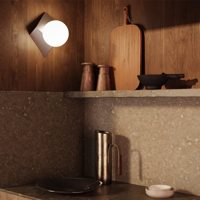 Настенный светильник Maytoni Cubeo MOD445WL-01PT_MY