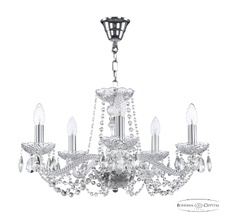 Хрустальная люстра Bohemia Ivele Crystal 119/5/200 Ni_BI