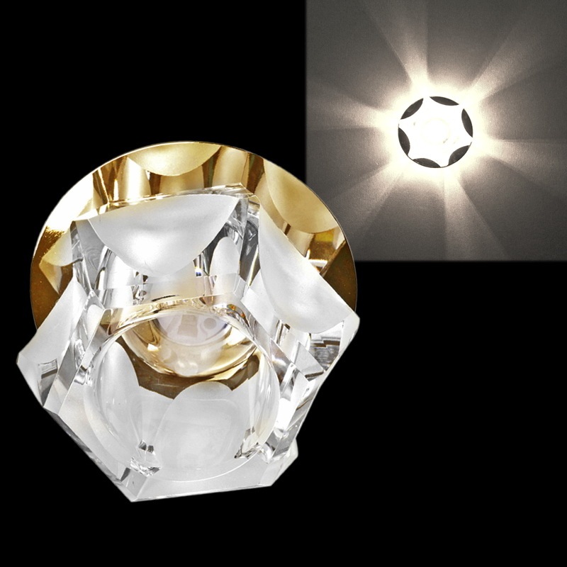 Точечный светильник Sneha 7018/H G9 GD+WT_SN