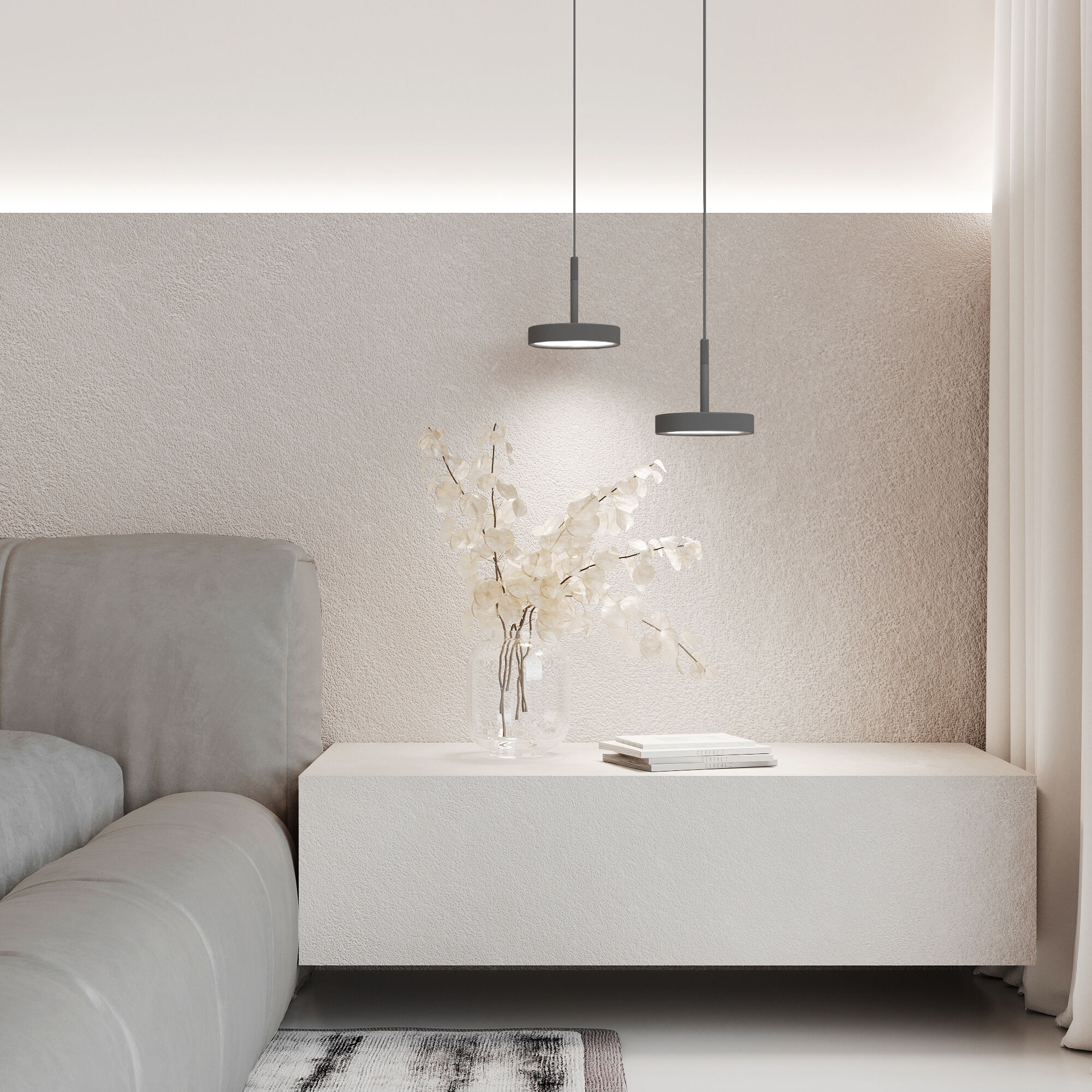 Подвесной светильник Plate графит Elektrostandard Plate a065413_ES