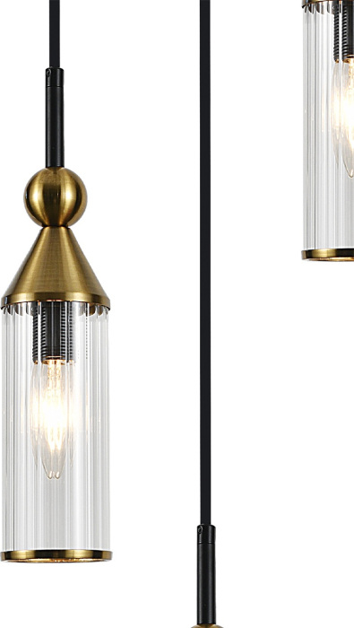 Подвесной светильник (13037/3S Black) Indigo V000532