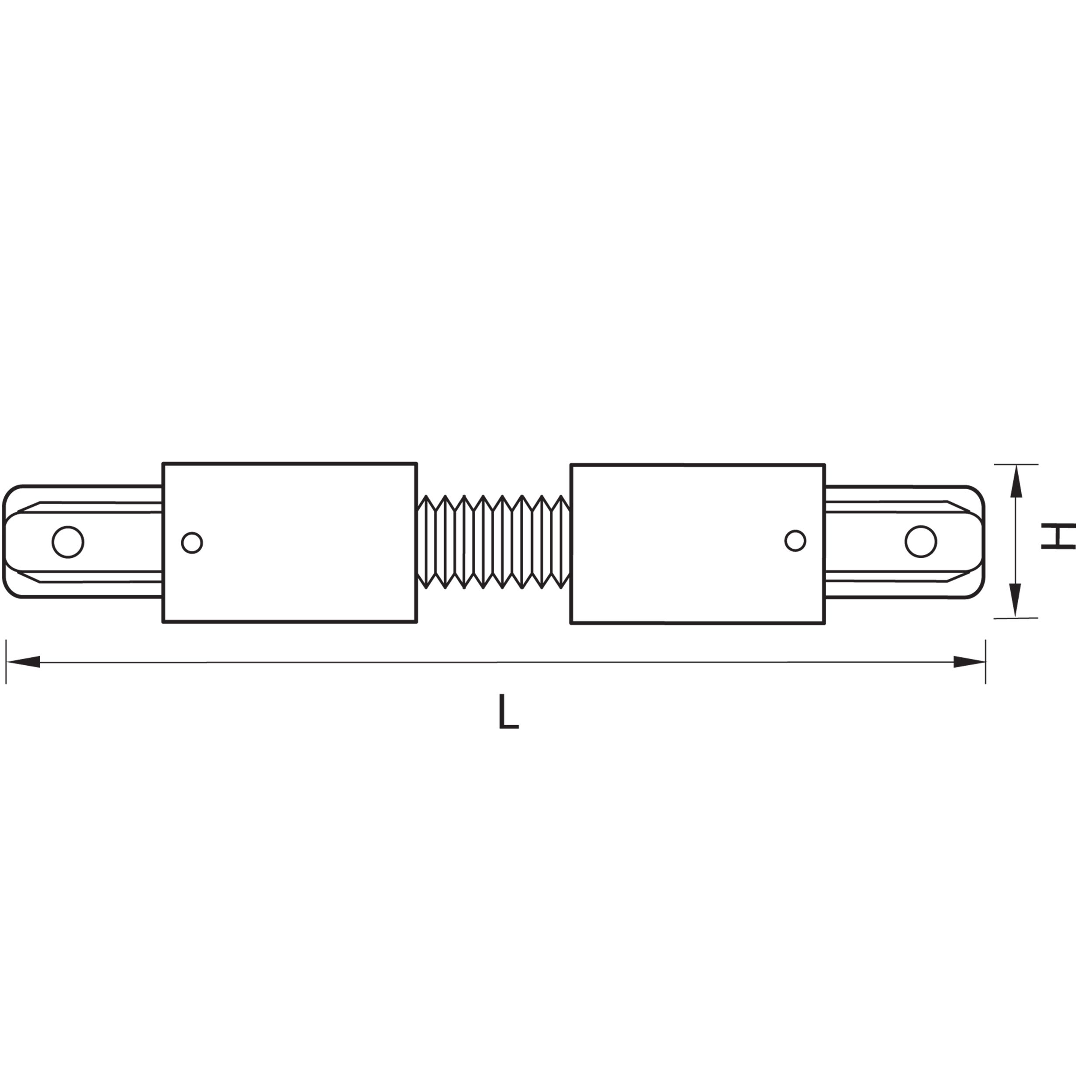 Соединитель регулируемый гибкий однофазный LightStar 501156_LS