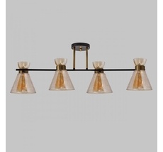 Потолочная люстра на штанге Imex MD.6200-4-S-BK+COP_IM