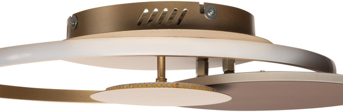 Потолочная люстра с пультом золотой (+ночной режим) с пультом светодиодная 10247/3 85W Gold/Coffee Escada 10247/3LED_ESC