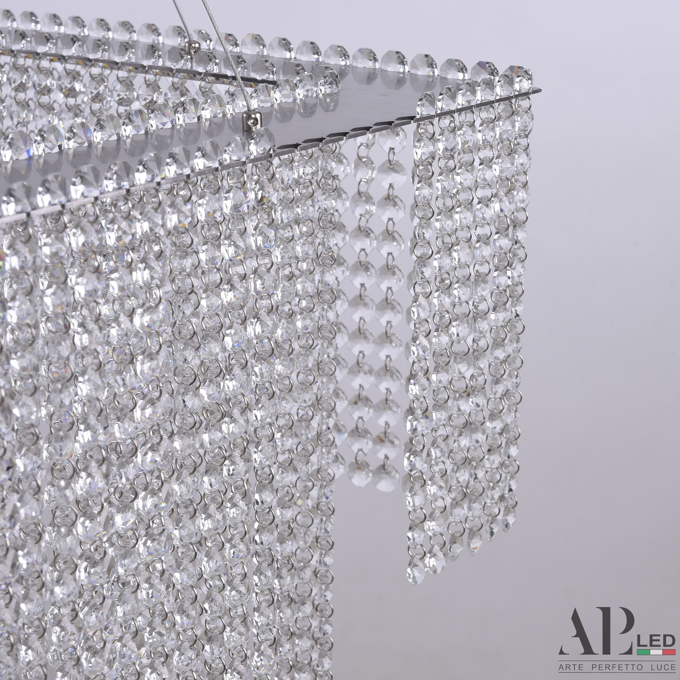 Хрустальная люстра APL LED Sicilia SH04.71.C.Ni.4000_BI