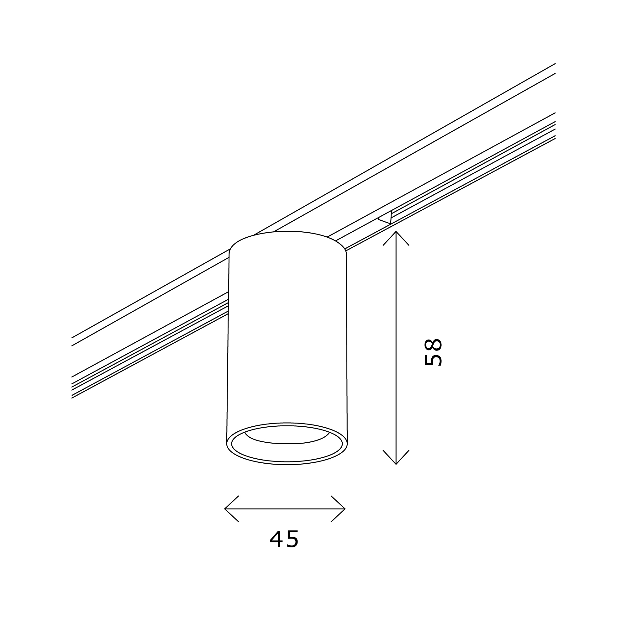 Магнитный трековый светильник ST Luce SUPER5 ST671.346.09