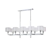 Подвесная люстра Crystallux MAESTRO MAESTRO SP-PL10 L1100 CHROME_CR